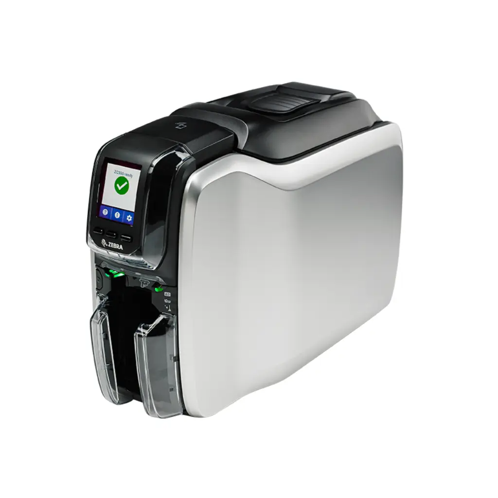 Impresora de credenciales Zebra Modelo ZC300, Single Side, USB, Ethernet. Bundle.
