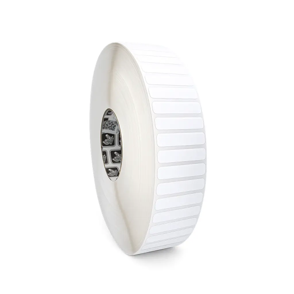 Etiqueta Polipropileno blanco, Zebra, Polypro 4000T, 1.7656"x0.3594", Núcleo 3".