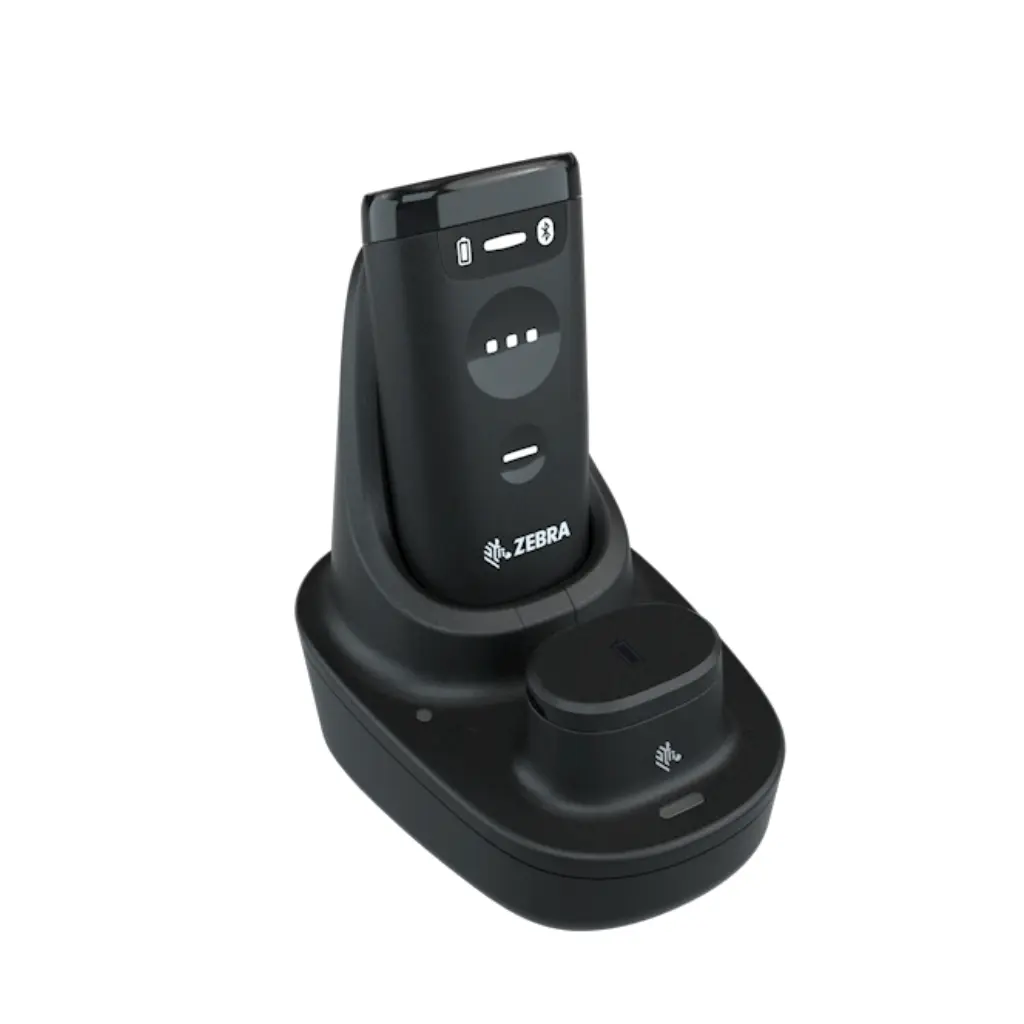 [CS6080-SR400004SVW] Lector de Código de barra, Zebra, CS6080, Negro, Uso general, Alcance Estándar, inalámbrico.