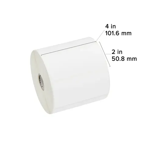 [10005851] Etiqueta Blanca Transferencia Térmica, Zebra, ZPerform 2000T, 4x2in, Núcleo 1".